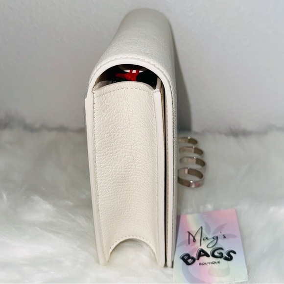 Alexander McQueen: Four-Ring Clutch Crossbody Bag - Picture 12 of 16